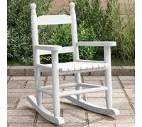 Chaise à Bascule pour Enfants Siège Extérieur Bois Peuplier Massif vidaXL