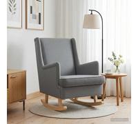 Chaise à bascule tissu Assise de salon Berçante d'Intérieur Rembourrée vidaXL vi