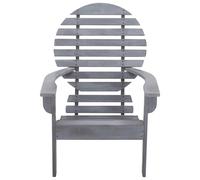Chaise Adirondack Bois massif Acacia Gris