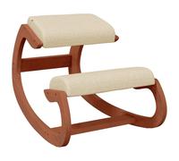 Chaise assis-genoux crème 55x84x55 cm contreplaqué de bouleau