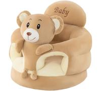 Chaise assise pour bébé, chaise assise pour bébé ours brun de dessin animé mignon, fournitures pour légères et portables pour chambre à coucher, salon, crèche, voiture, appartement, utilisation