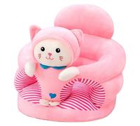 Chaise assise pour bébé, chaton de dessin animé mignon, chaise assise en peluche pour bébé, canapé de soutien pour chambre à coucher, salon, crèche, appartement, siège au sol pour