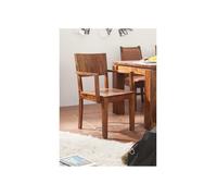 Chaise avec accoudoir/Fauteuil - Bois massif de palissandre laqué - METRO LIFE #168