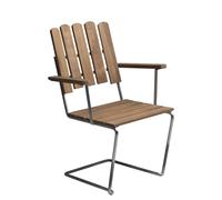 Chaise avec accoudoirs A2 chêne Grythyttan Stalmöbler teck non traité - 07340224700007