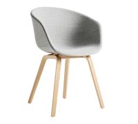 Chaise avec accoudoirs AAC 23 chêne laqué mat water-based lacquered oak base