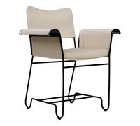 Chaise avec accoudoirs de jardin structure noir Tropique WxHxD 71x86x58cm/seat cushion H5cm