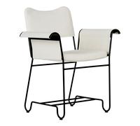 Chaise avec accoudoirs de jardin structure noir Tropique WxHxD 71x86x58cm/seat cushion H5cm