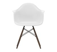 Chaise avec accoudoirs Eames DAW RE érable foncé dark maple base/ black steel/ felt gliders black