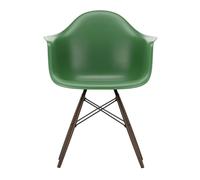 Chaise avec accoudoirs Eames DAW RE érable foncé dark maple base/ black steel/ felt gliders black