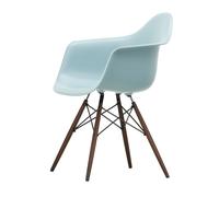 Chaise avec accoudoirs Eames DAW RE érable foncé dark maple base/ black steel/ felt gliders black