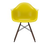 Chaise avec accoudoirs Eames DAW RE érable foncé dark maple base/ black steel/ felt gliders black