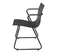 Chaise avec accoudoirs Ocean steel base