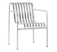 HAY Chaise Palissade Dining avec accoudoirs hot galvanized