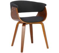 Chaise Bruce - Tissu Noyer