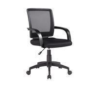 Chaise bureau en maille noire Q-Connect