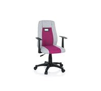 Chaise bureau pour enfants KIDDY EXTRA avec accoudoirs gris / rose
