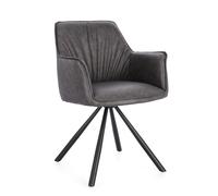 Chaise C-Br Girev.Breval Gris