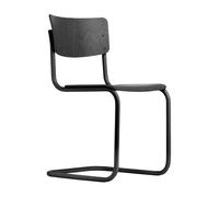 Chaise cantilever S 43 Classics in Colour hêtre frame black RAL 9005 powder-coated