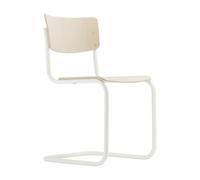 Chaise cantilever S 43 structure blanche WxHxD 44x82x52cm