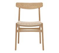 Chaise CH23 structure chêne WxDxH 50.3x50x3x78.5cm