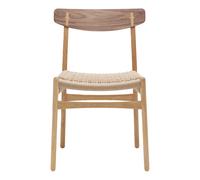 Chaise CH23 structure chêne WxDxH 50.3x50x3x78.5cm
