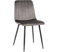 Chaise CLP en metal H. 88 cm gris interieur gris G