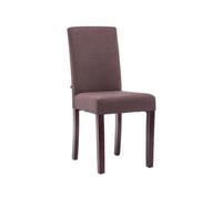 Chaise - CLP - Ina - Tissu - Marron-Cappuccino - Confortable et élégante