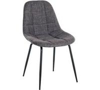 Chaise clp interieur non pliable en metal H. 80 cm gris