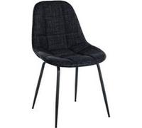 Chaise clp interieur non pliable H. 82 cm en metal noir noir G