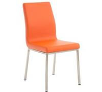 Chaise clp interieur non pliable H. 88 cm en acier orange Orange G
