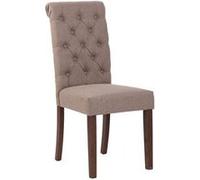 Chaise clp velours 98 cm marron marron G