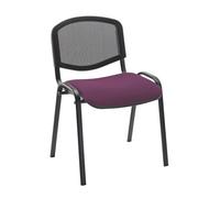 Chaise Conférence dossier maille assise violette