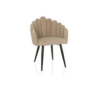 SCALLORE - Chaise de salle à manger Beige