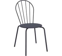 Chaise d'appoint Bolero Adeline, bleu ardoise (4 pièces)
