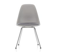 Chaise d'appoint en plastique Eames DSX avec coussin d'assise Vitra - 4055737352058