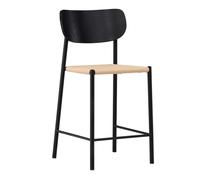 Chaise de Bar Design Polly 101cm Noir