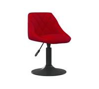 Chaise de bar en plastique non pliable interieur H. 62.5 cm rouge
