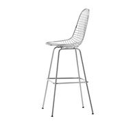 Tabouret de Bar Vitra Eames en Fil de Chrome Haut