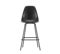 Chaise de bar medium Eames Fiberglass basic dark powder coated steel base