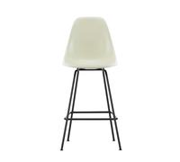 Chaise de bar medium Eames Fiberglass basic dark powder coated steel base