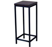 CHAISE DE BAR METAL BOOKWOOD TABOURET NEUF NOIR MODERNE LOFT INDUSTRIE 62CM