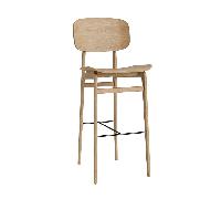 Chaise de bar NY11 75cm WxHxD 45.5x108x52cm