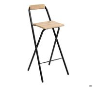 Chaise de bar pliante "" louna"" effet chêne naturel - 5five