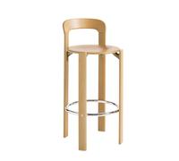 Chaise de bar Rey 75cm seating beech veneer