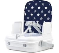 Chaise de bébé pour la table - BENBAT - Tragbar et waschbar - Leicht zusammenklappbar - Verstellbarer Sicherheitsgurt - Marineblau