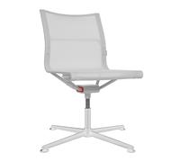Chaise de burea D1 structure quatre pieds four-legged frame alu papyrus white RAL9018