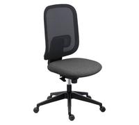 Chaise de bureau Alaia dossier maille - gris anthracite