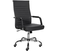Chaise de bureau Amadora simili cuir