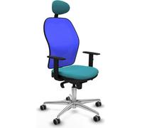 Chaise de bureau avec appui-tête Jorquera Piqueras y Crespo 1D086G1 turquoise