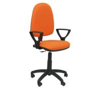 Chaise de bureau AYNA - accoudoirs fixes - Orange